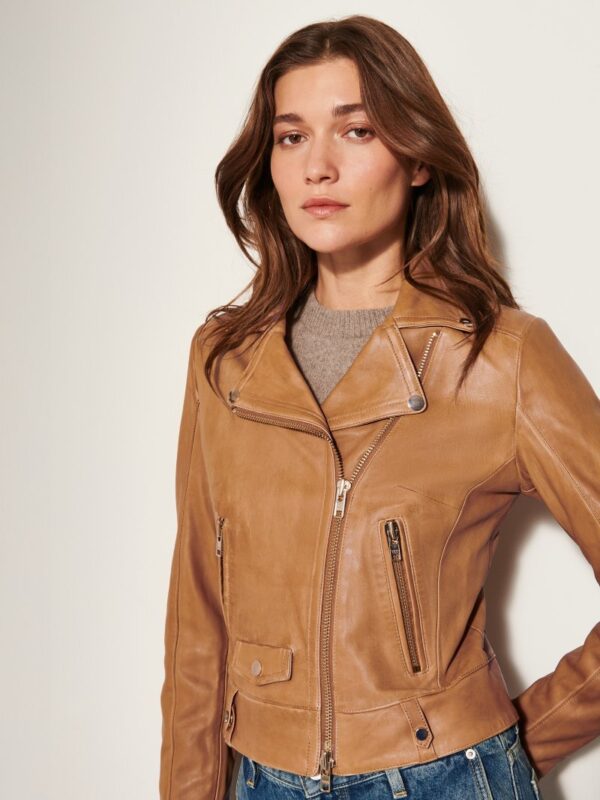 Ariel Leather Moto Jacket