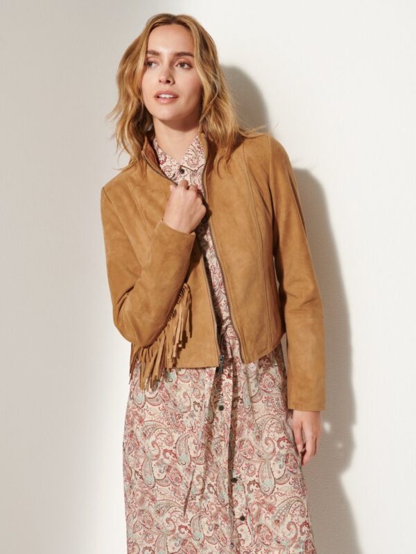 Cadie Suede Leather Jacket